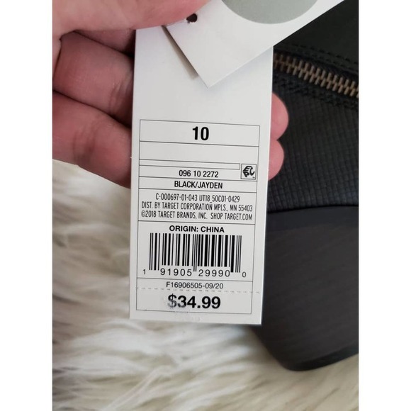 Women's Jayden Double Zip Ankle Bootie - Black Size 10 - Picture 5 of 8